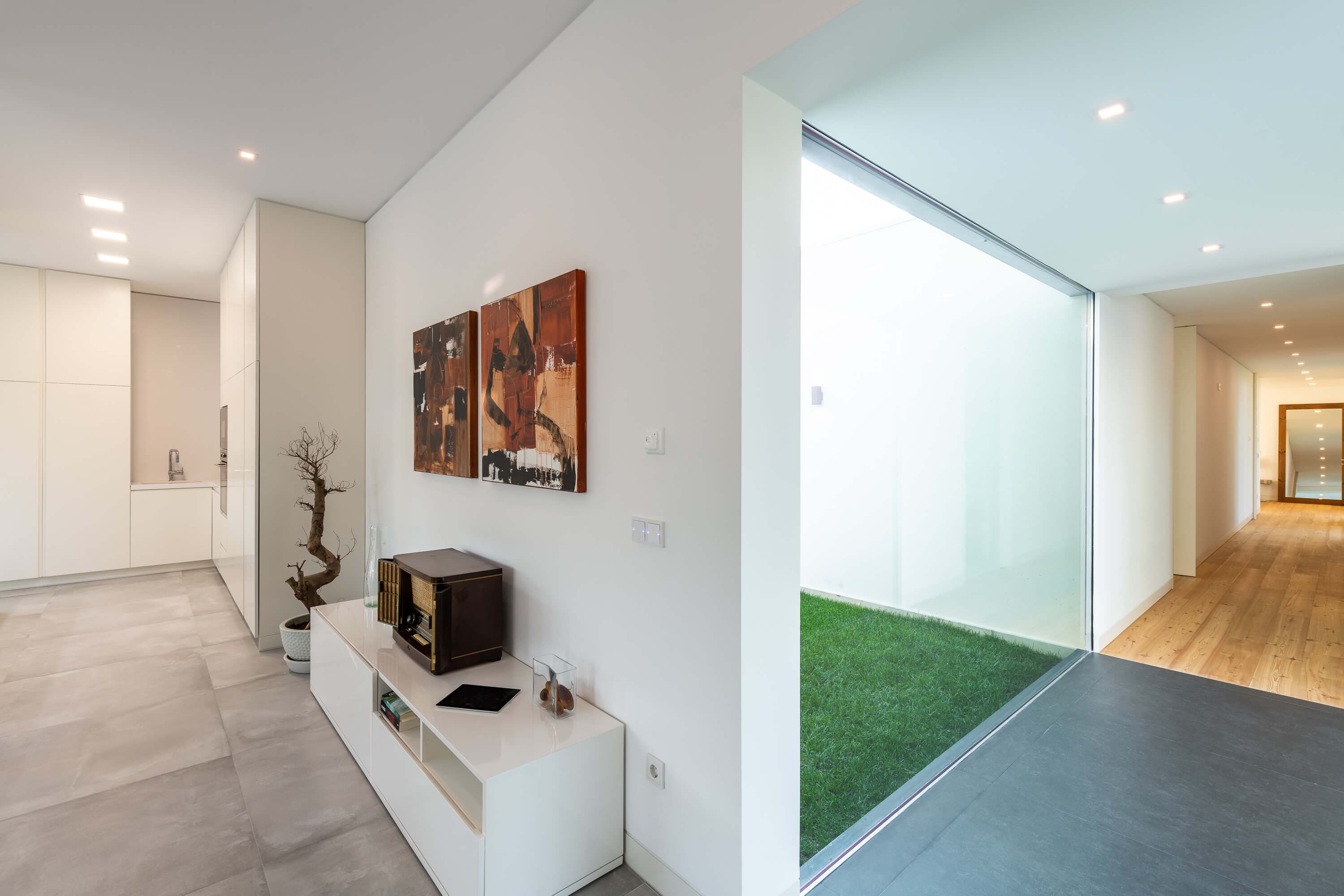 Acabamentos em gesso cartonado, moradia de luxo Janas